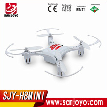 Venta caliente juguetes 2.4G 4CH 6 Axis gyro rc Quadcopter JJRC Headless Mode Drone 1 Key Return RTF JJRC H8 Mini